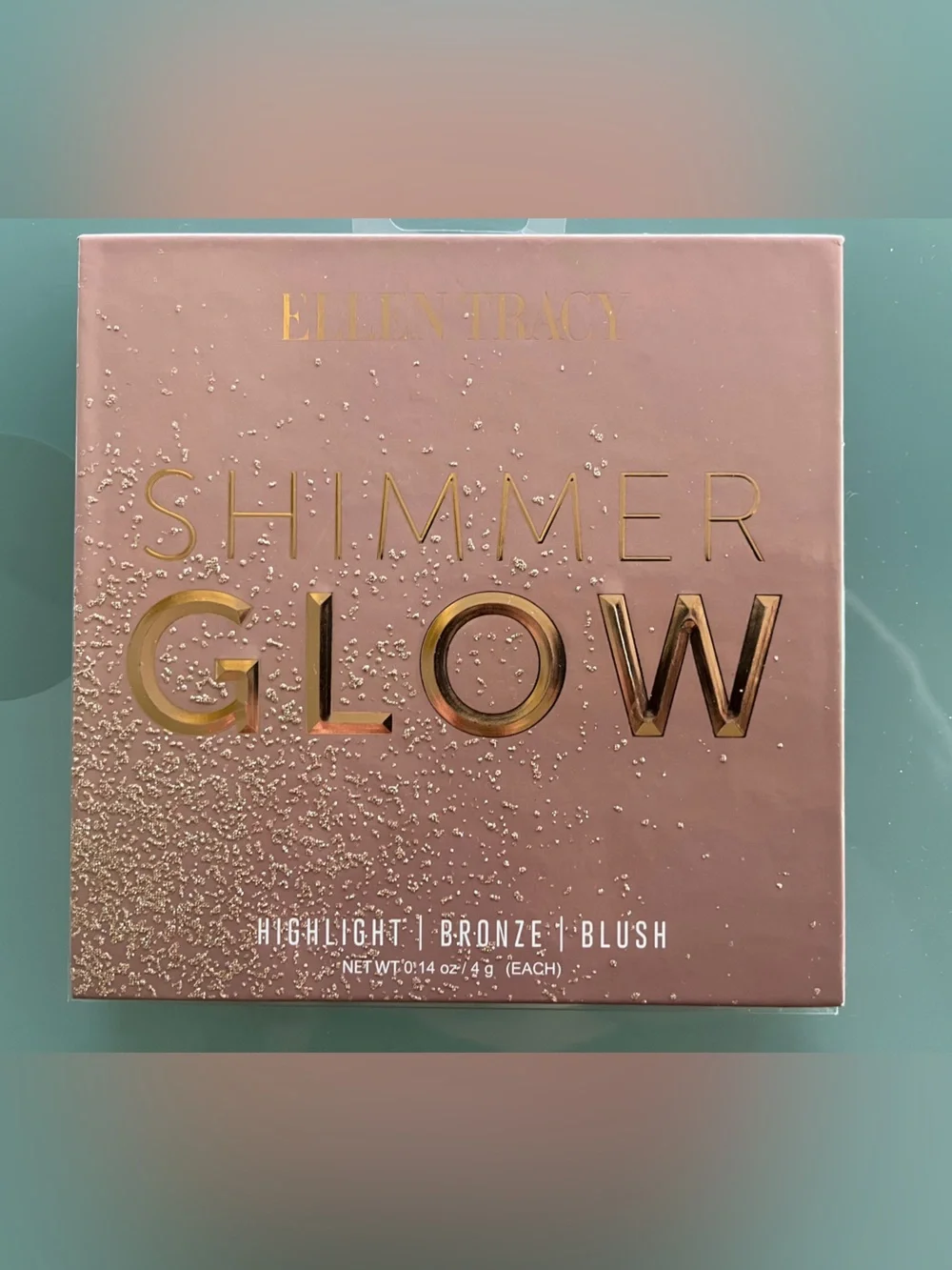 NWT Ellen Tracy Shimmer Glow Bronze Illuminator blush sexy gorgeous